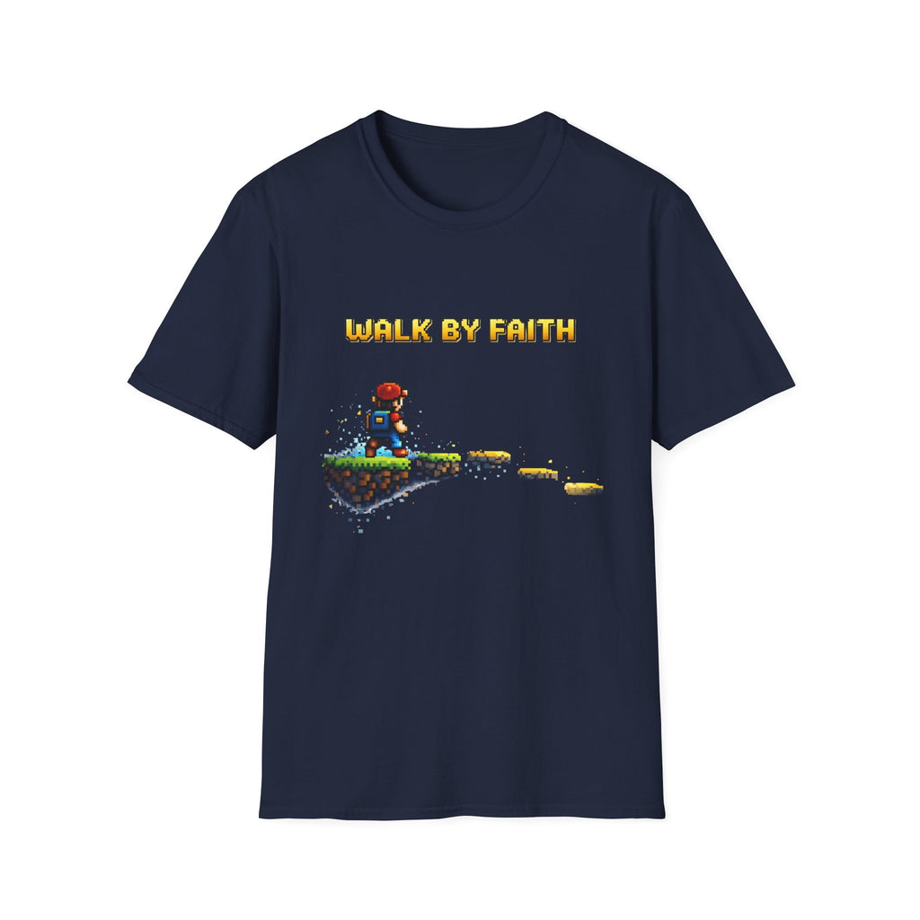 8-Bit Walk By Faith T Shirt