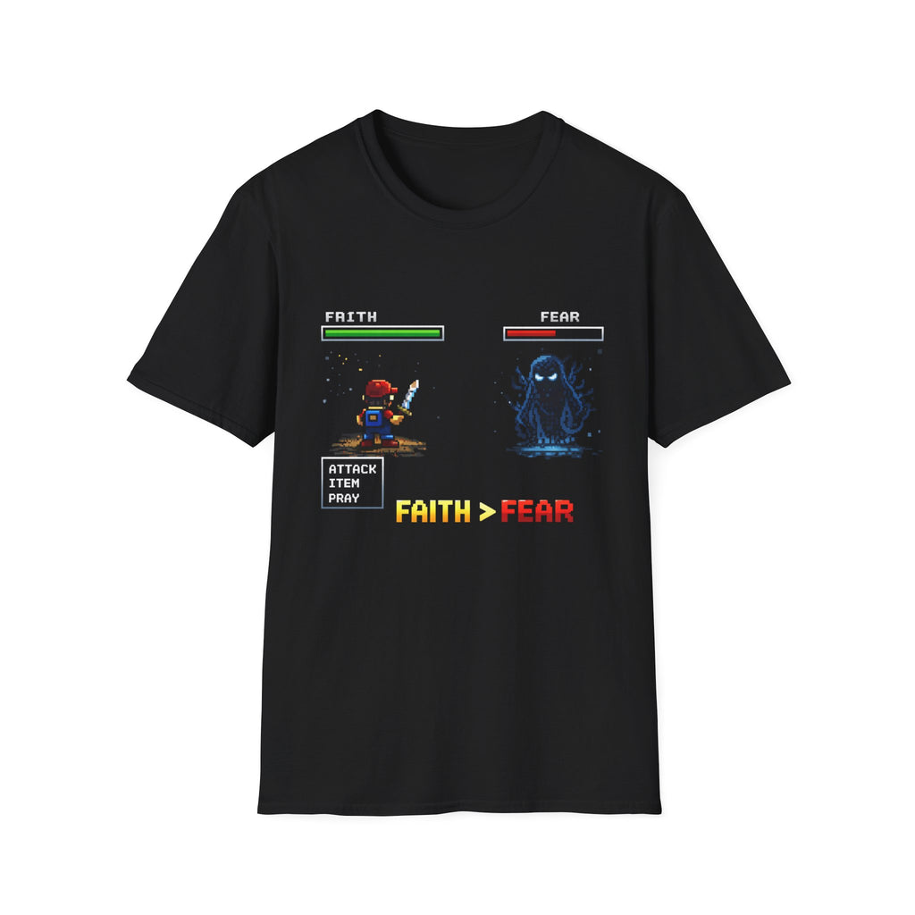 8-Bit Faith > Fear T Shirt