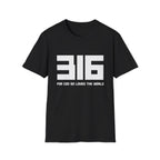316 Light Box Letter T-Shirt