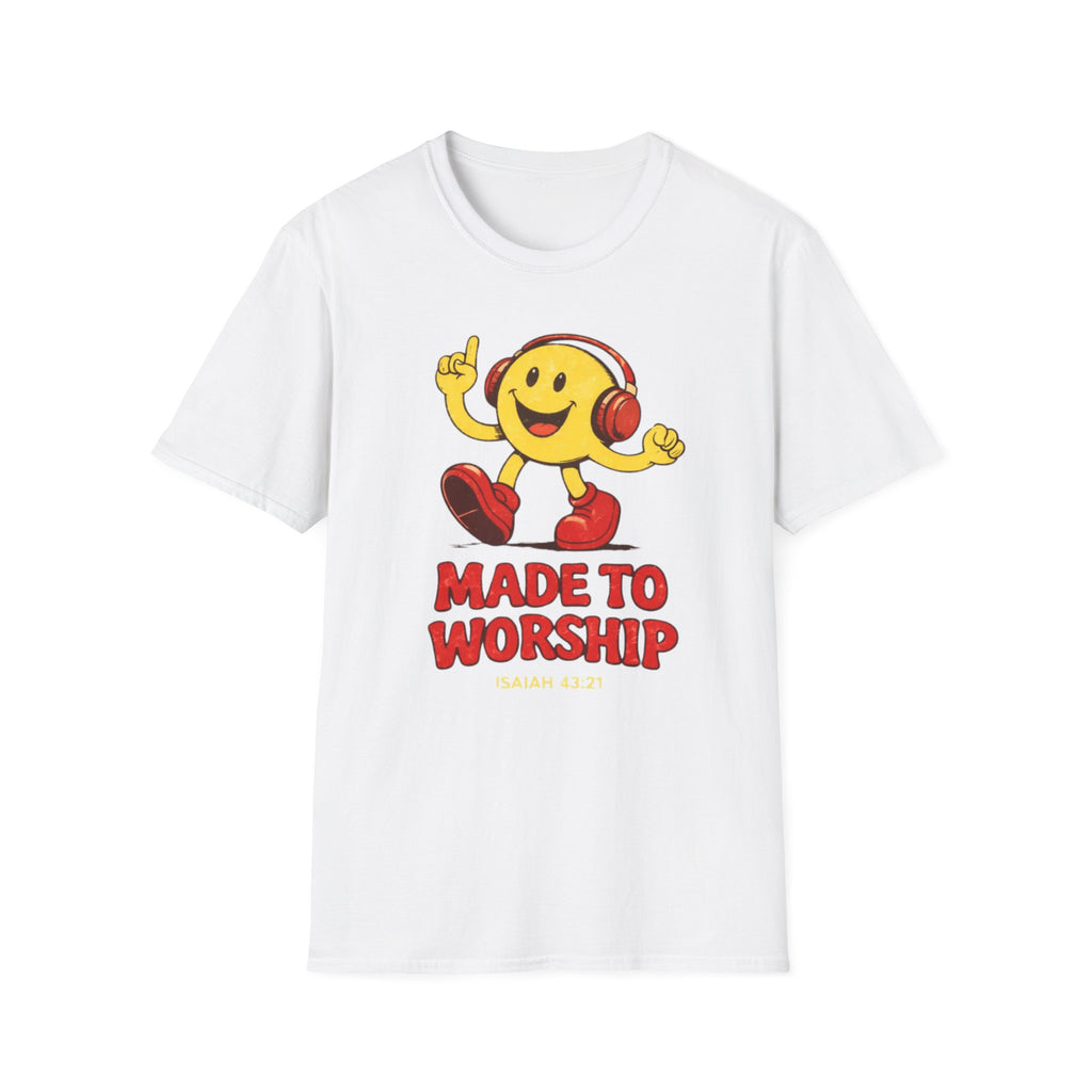 Made to Worship Smiley Red T-Shirt