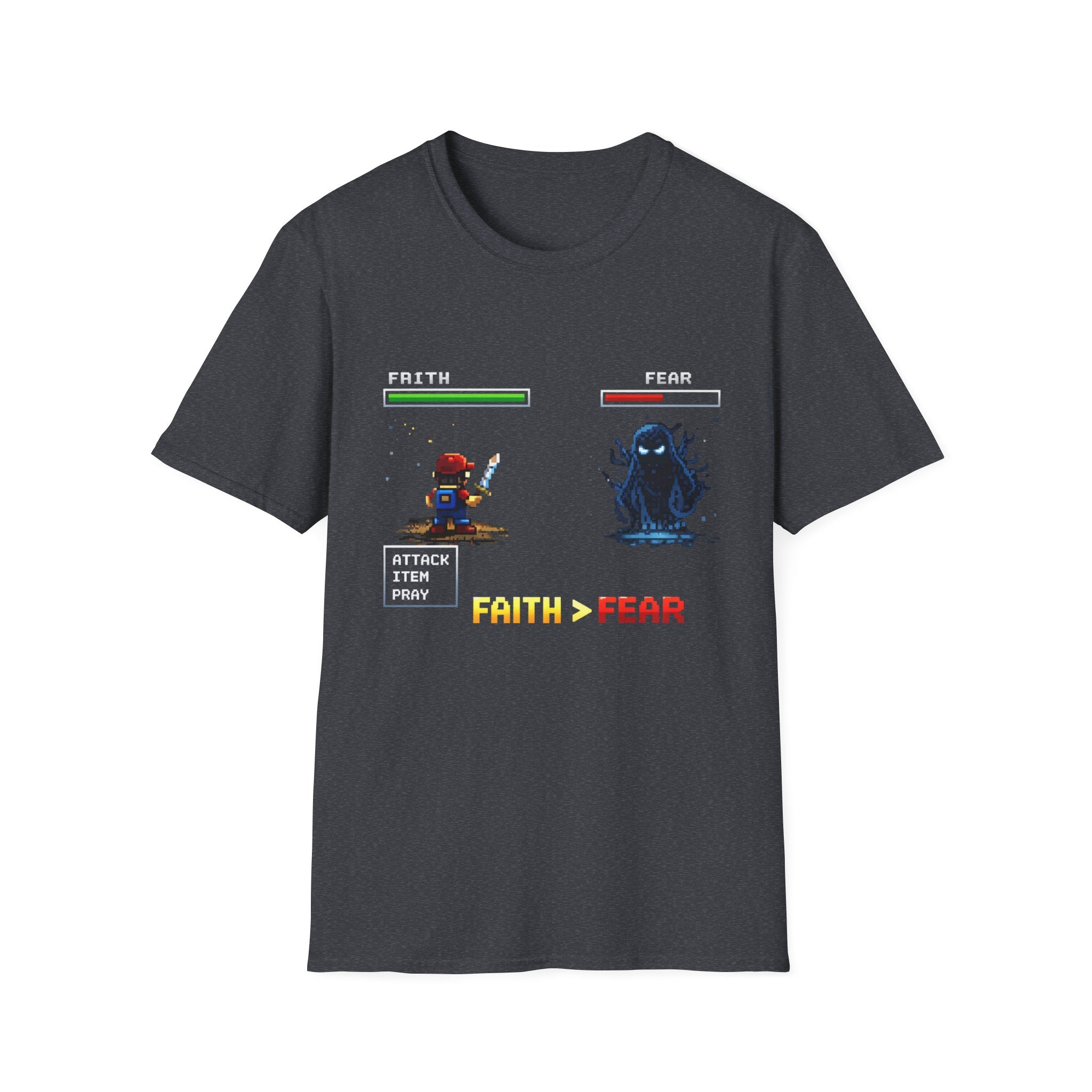 8-Bit Faith > Fear T Shirt