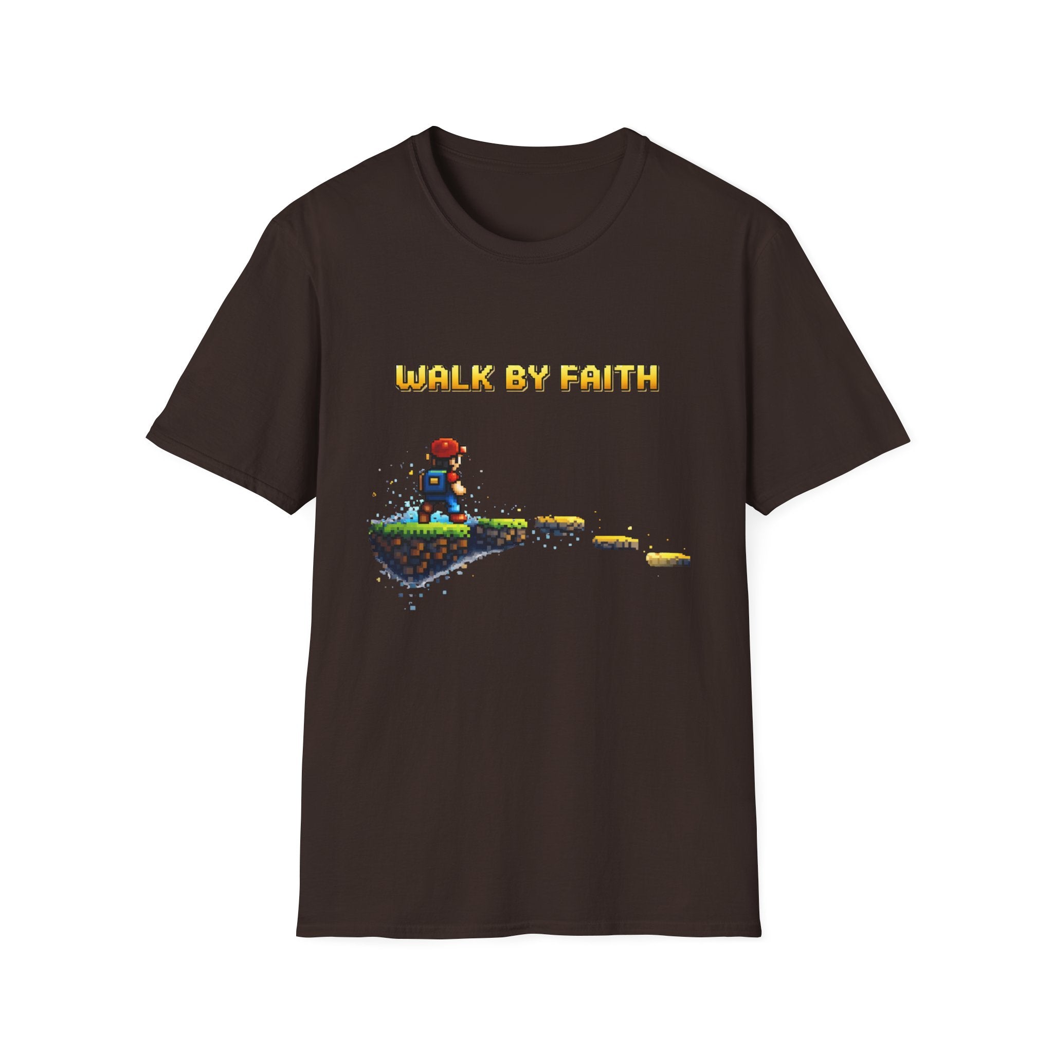 8-Bit Walk By Faith T Shirt