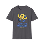 Made to Worship Smiley Blue T-Shirt
