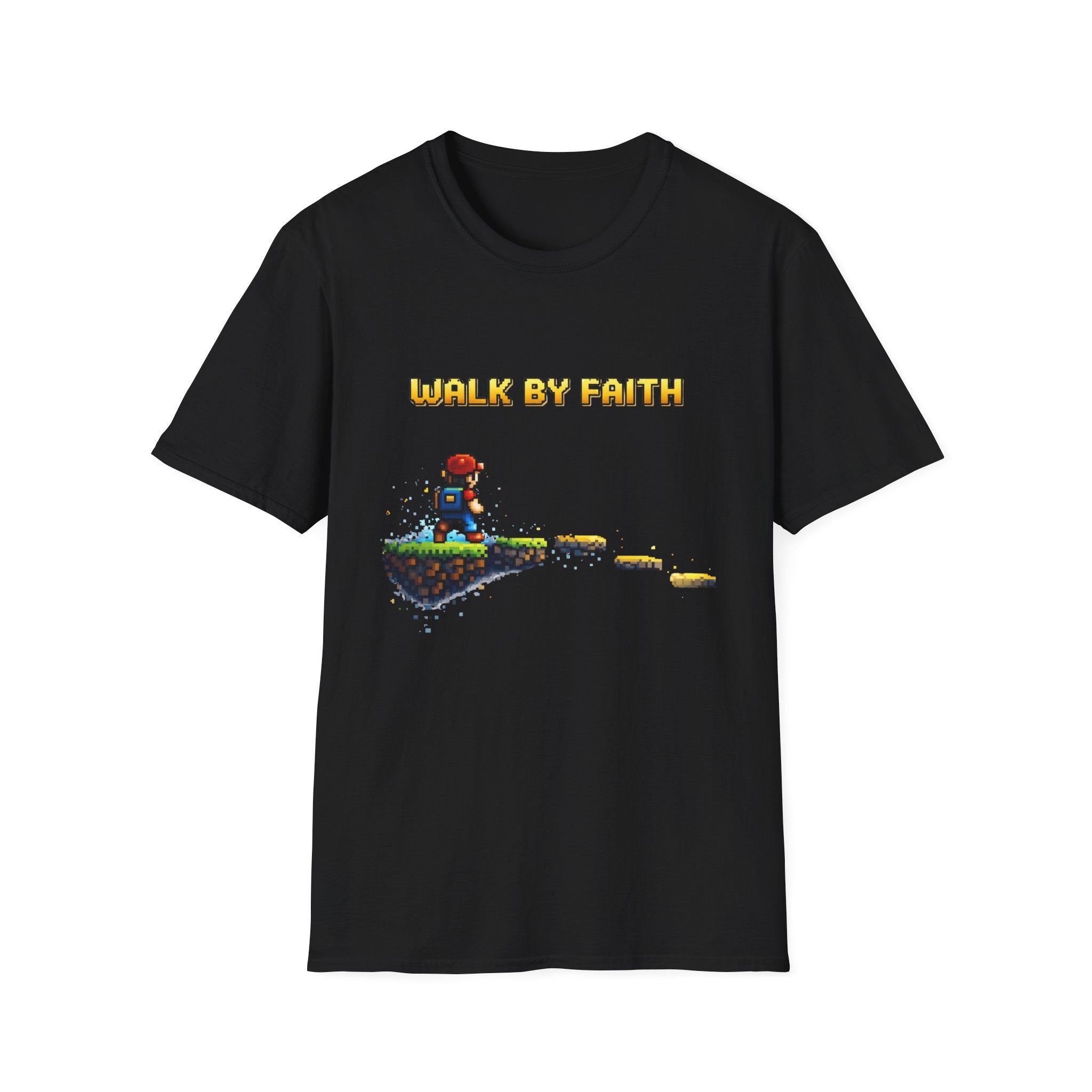 8-Bit Walk By Faith T Shirt