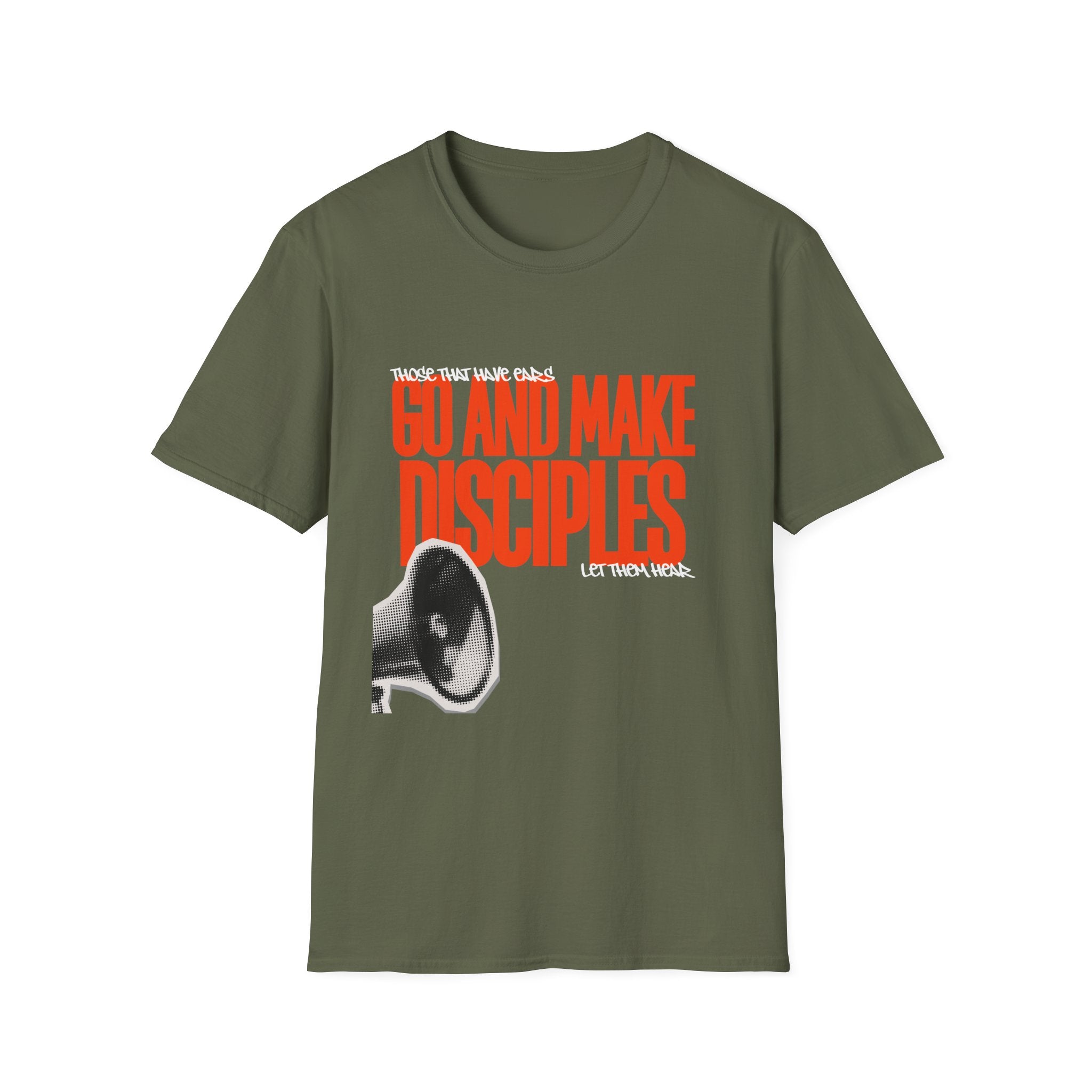 Go and Make Disciples Megaphone T Shirt
