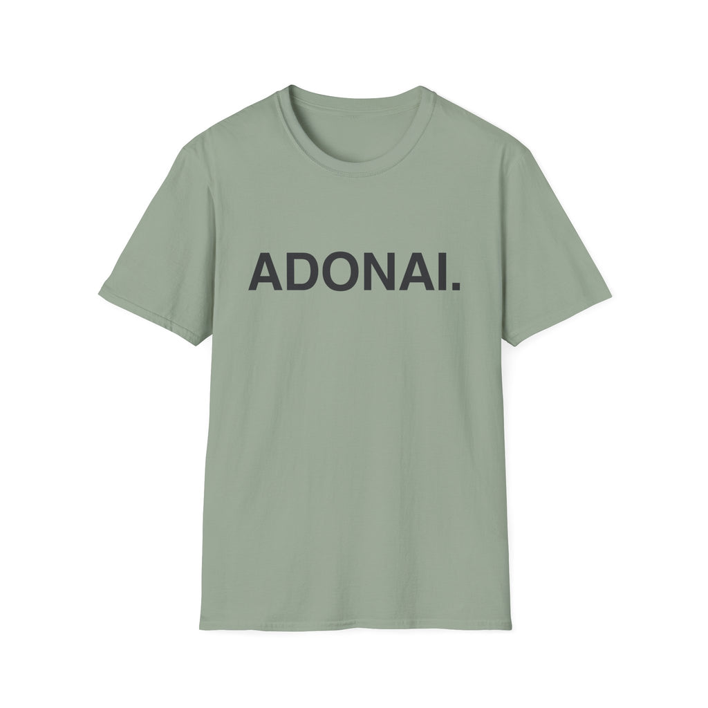 Adonai Black Letter Minimal T-Shirt