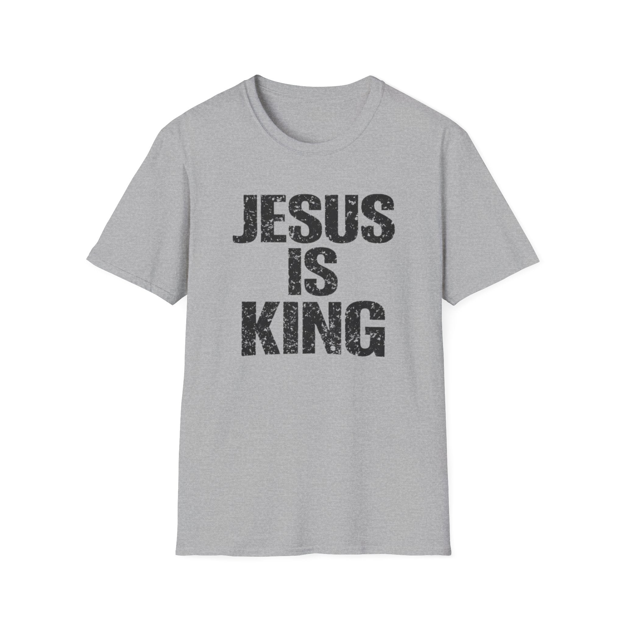 Jesus Is King Distressed T-Shirt