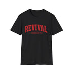 Revival Deep Red T Shirt