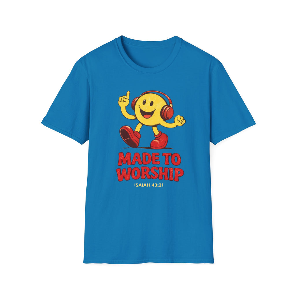 Made to Worship Smiley Red T-Shirt