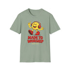 Made to Worship Smiley Red T-Shirt