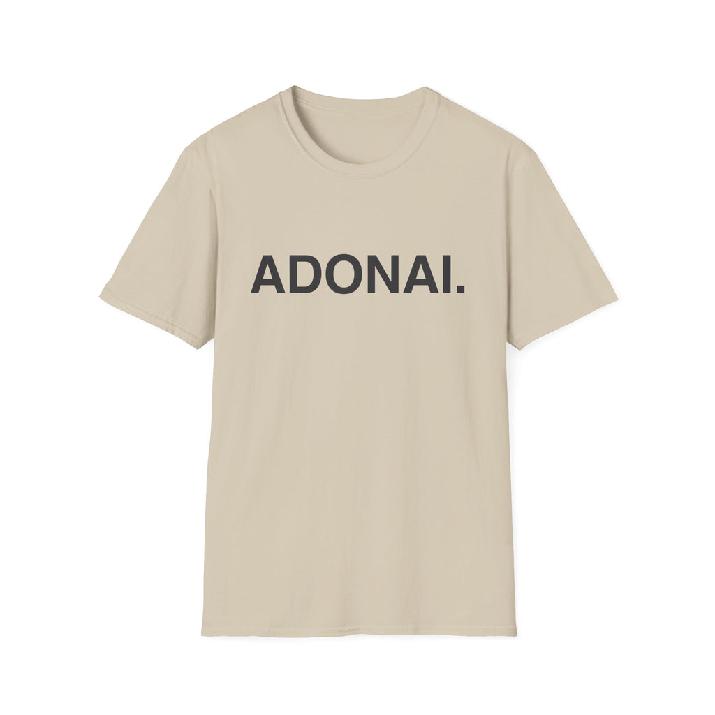 Adonai Black Letter Minimal T-Shirt