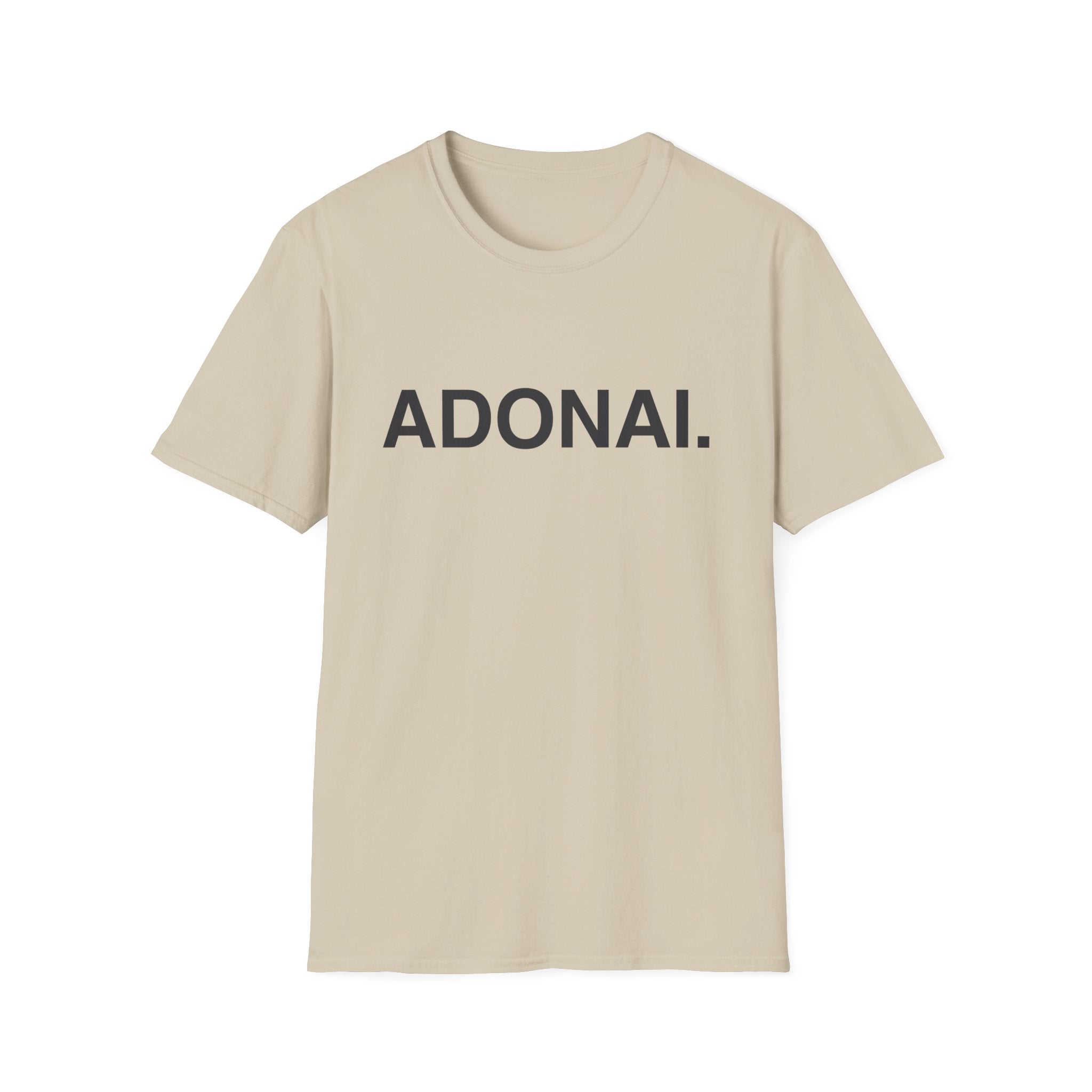 Adonai Black Letter Minimal T-Shirt