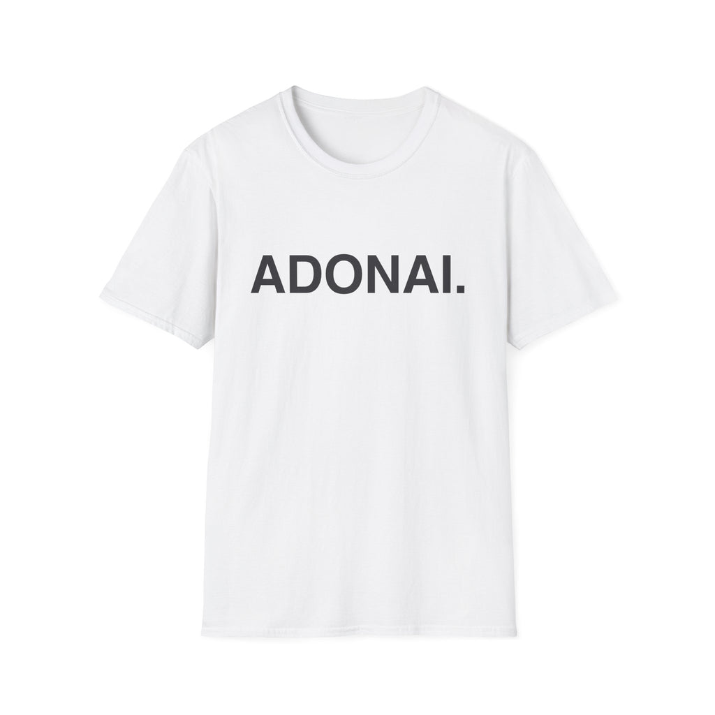 Adonai Black Letter Minimal T-Shirt