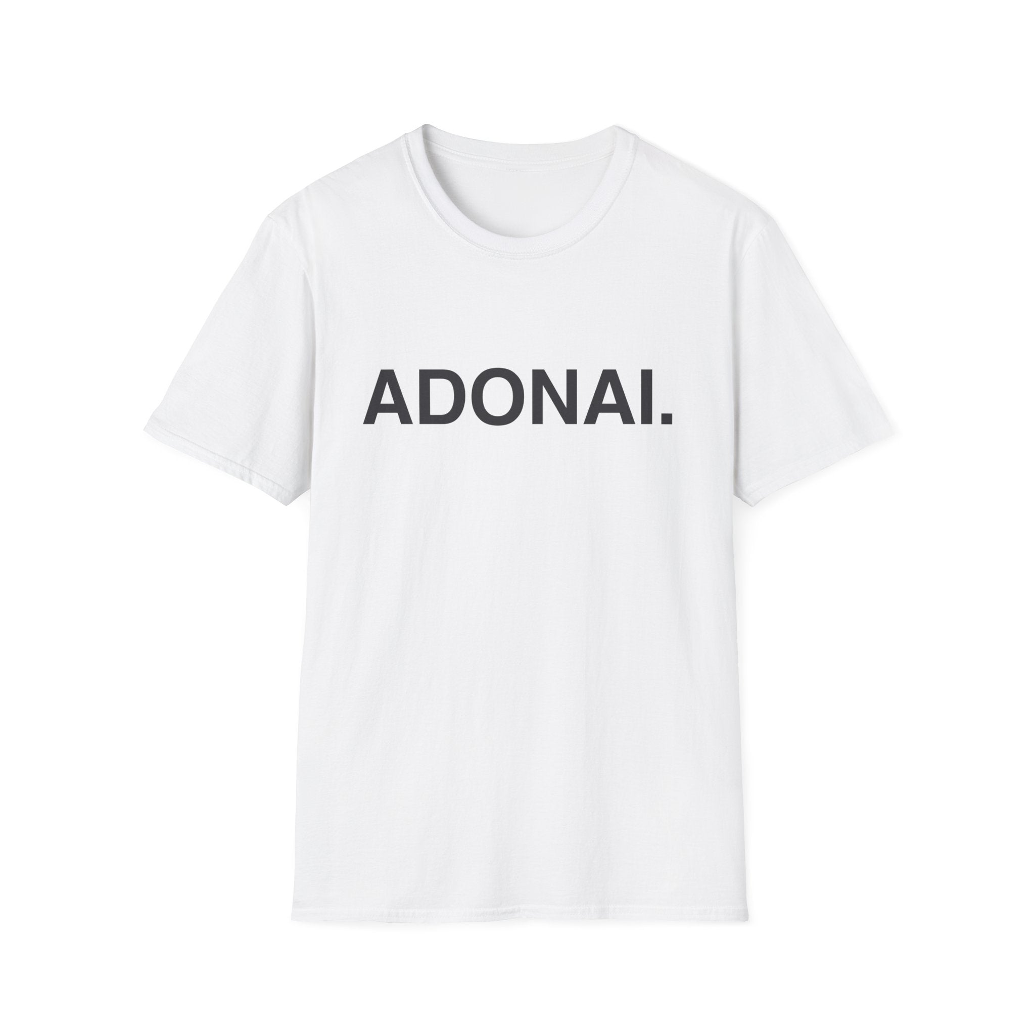 Adonai Black Letter Minimal T-Shirt