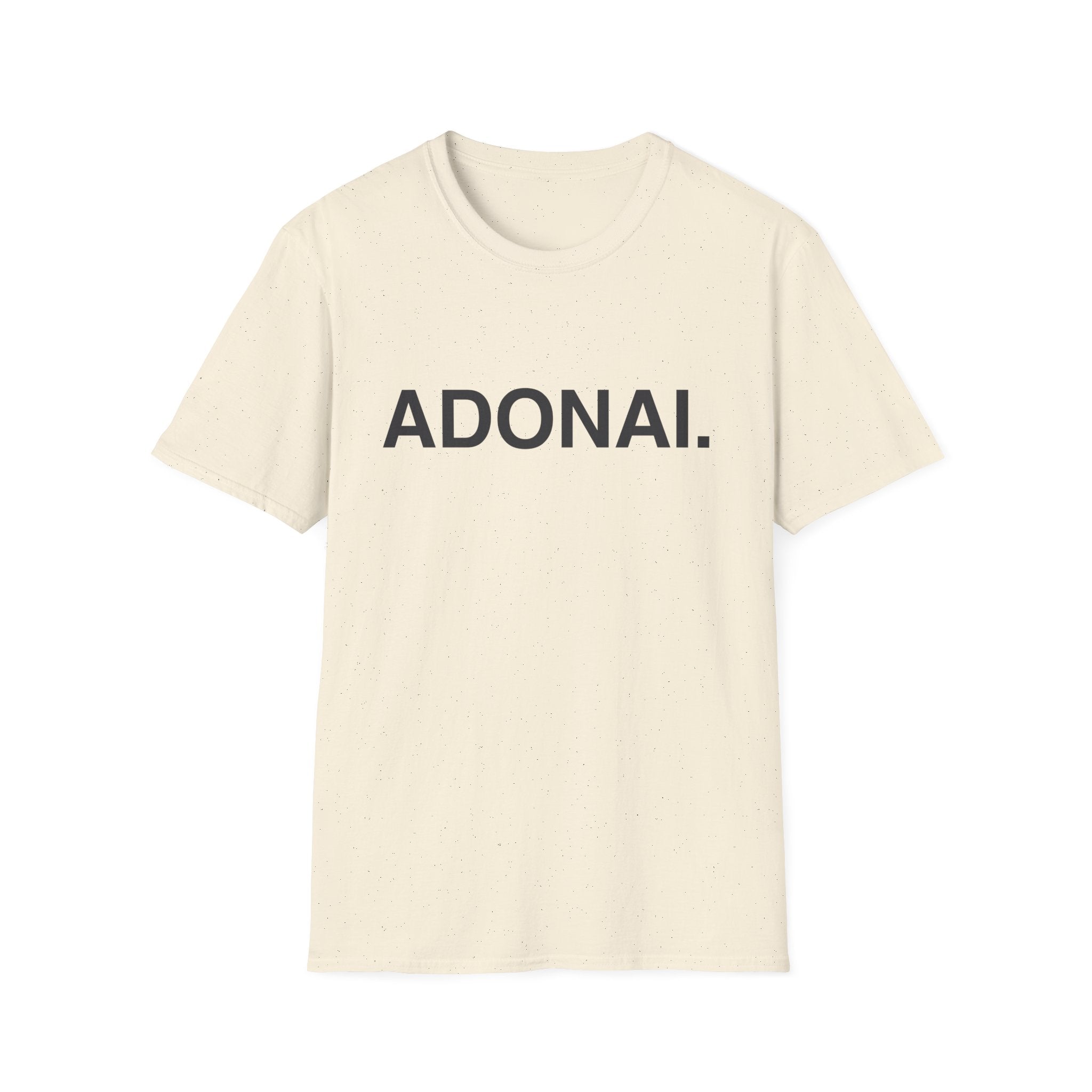 Adonai Black Letter Minimal T-Shirt