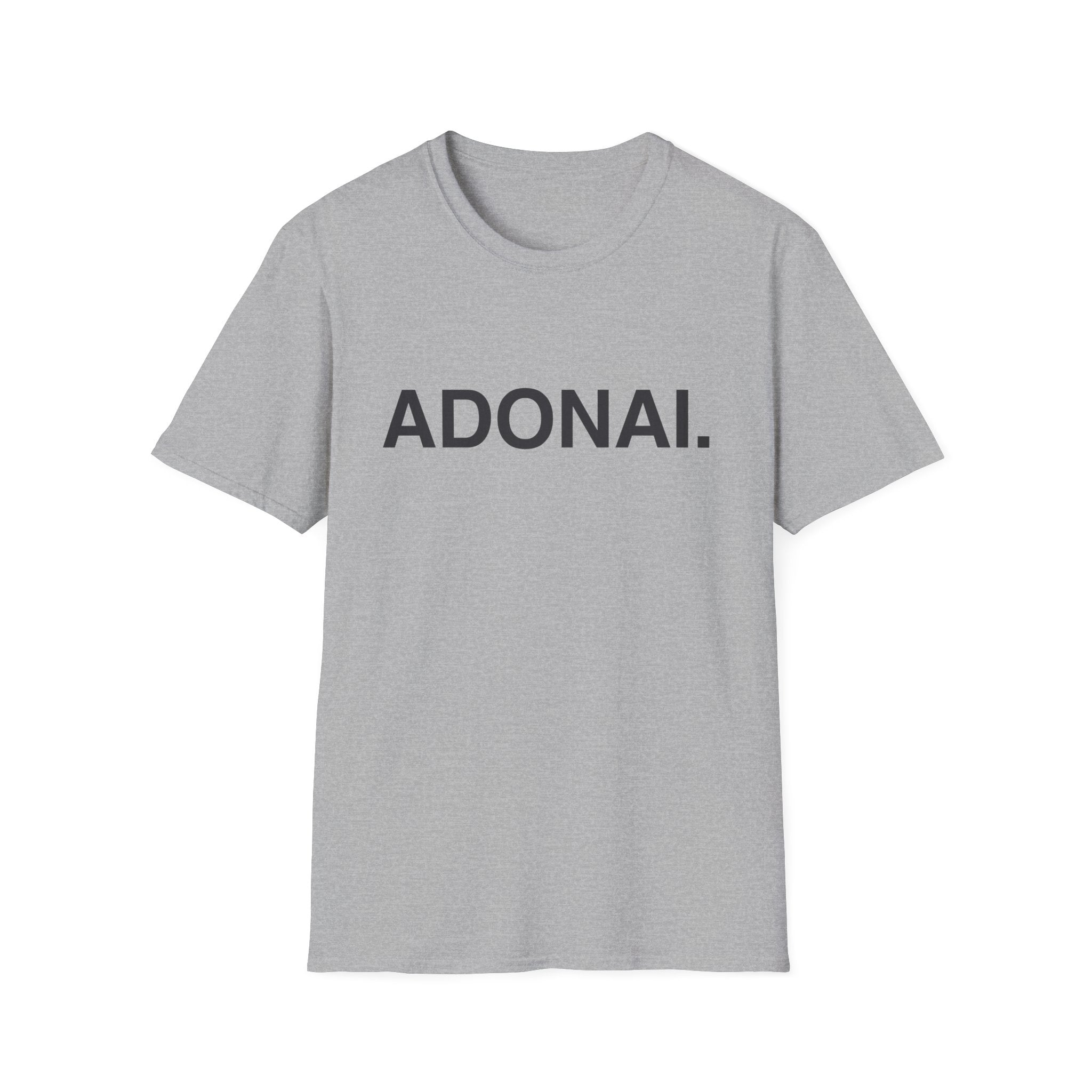 Adonai Black Letter Minimal T-Shirt