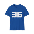 316 Light Box Letter T-Shirt