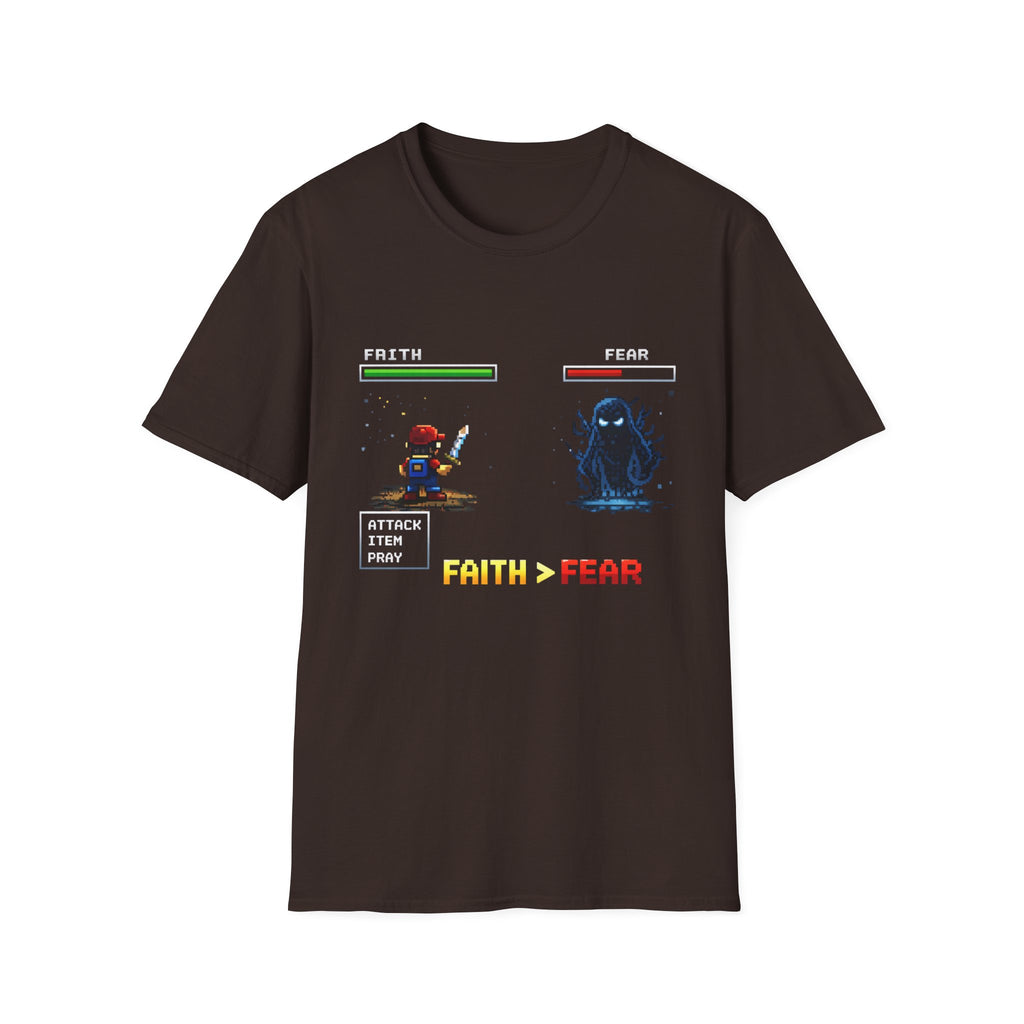 8-Bit Faith > Fear T Shirt